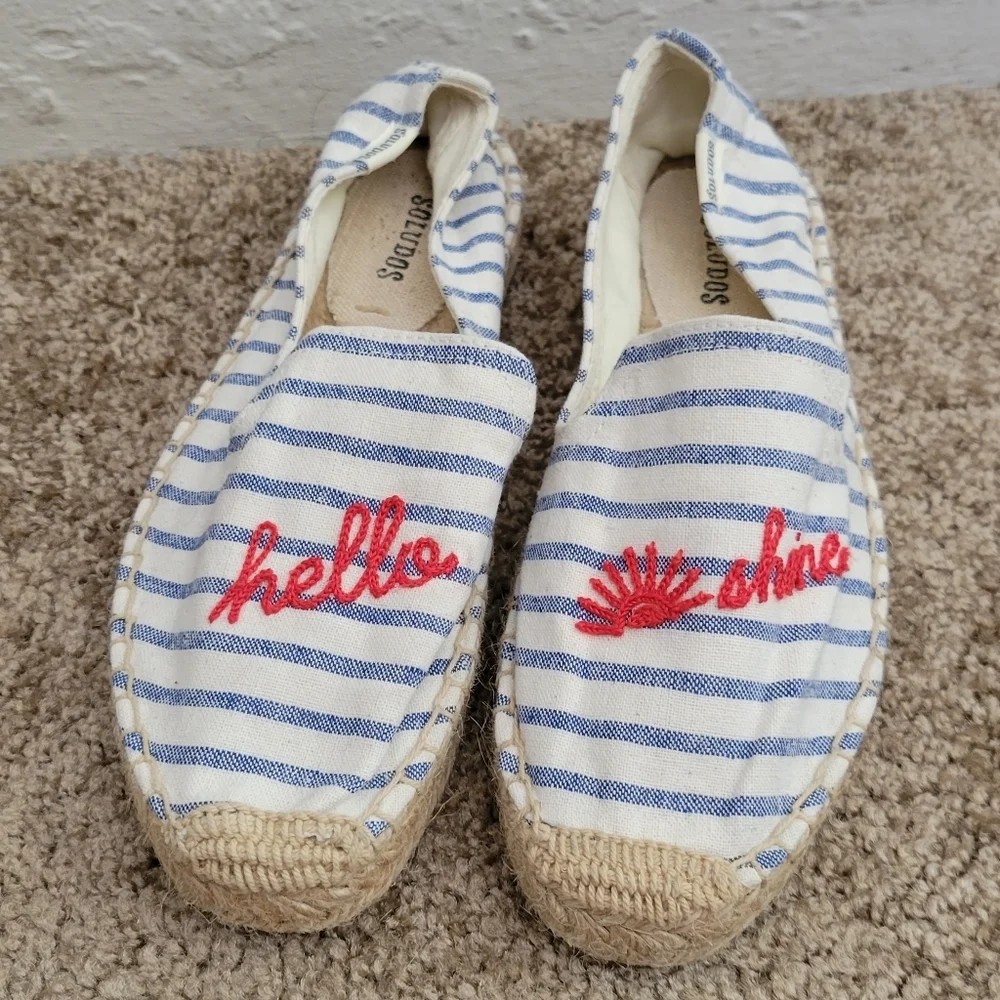 Soludos Hello Sunshine Espadrilles Size 6